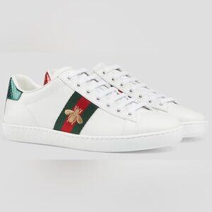 Gucci White Leather Women’s Sneakers